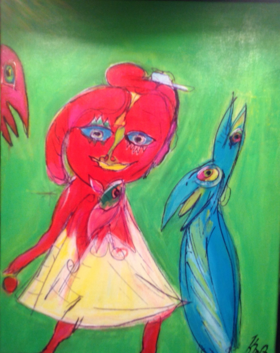 “ Pigen og papegøjen “ solgt  HM
